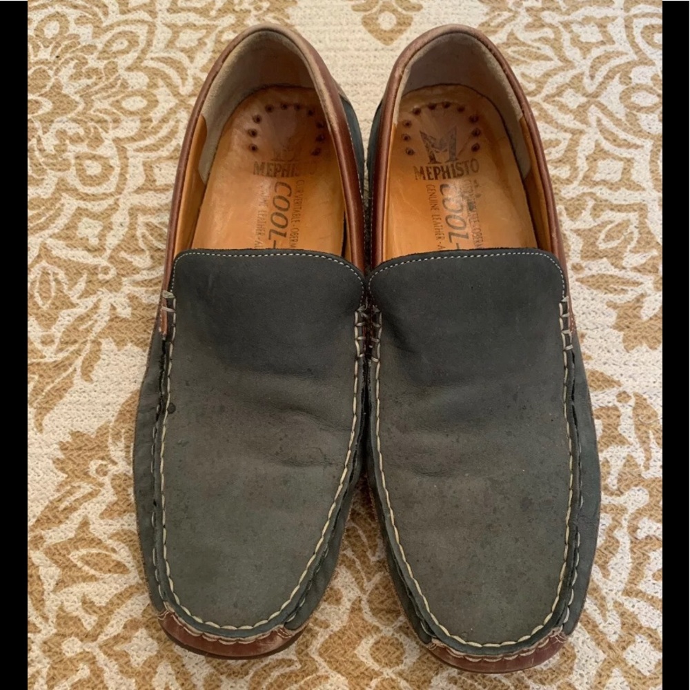 Mephisto  Baduard cool air blue & brown SZ 9.5